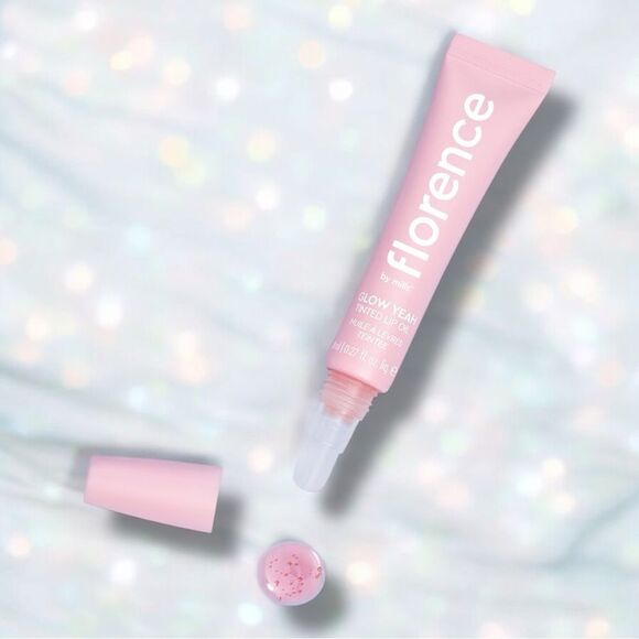 Florence by Mills Tinted Glow Yeah Lip Oil (Ph adjusting vegan lip oil) - Picture 1 of 4